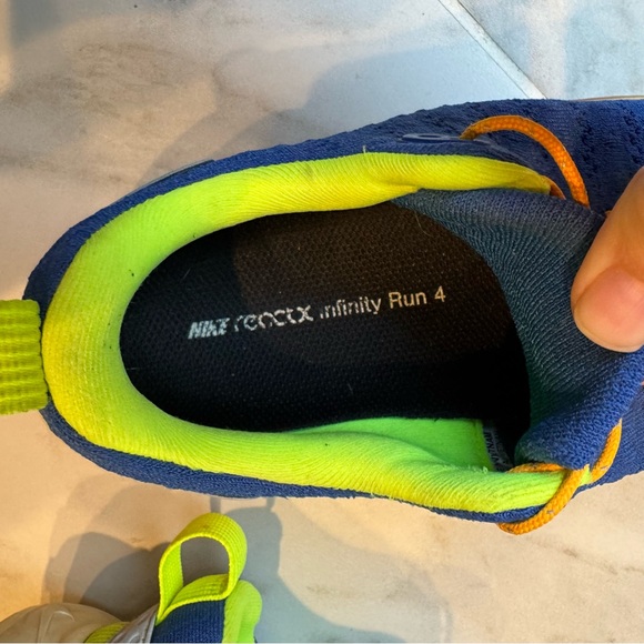 Women’s Nike React X Infinity Run 4 Blue Shoes - Picture 4 of 6